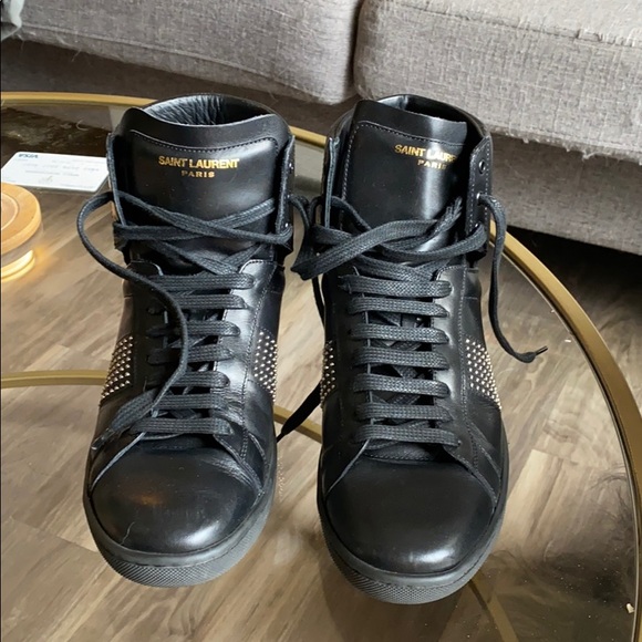saint laurent high tops womens